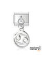 Stainless Steel Italian Crab Constellation Embroidered 9mm Charm