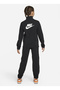 Plain Black Boy's Tracksuit Set Fd3067-010 K Nsw Tracksuit Poly Fz - 2