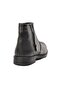 798 Black Genuine Leather Men's Boots with Fur Inside - 4