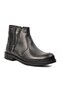 798 Black Genuine Leather Men's Boots with Fur Inside