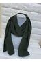 Khaki Color Fabric Long Scarf - Shawl - Mother's Day Gift