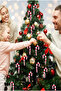 6-Piece Christmas Tree Ornament Cane Red Candy Cane Tree Ornament New Year Tree Ornaments - 2