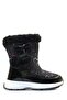 1555 Girls Preschool Black Snow Boots