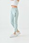 Women's Seasonal Chinese Text Embroidered Tracksuit Green