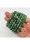 Veined Aventurine Stone Natural Stone Zodiac Energy Green Adult Bracelet - 2