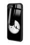 Glossy Phone Case for iPhone 7 - 8 - Se Looking at the Moon Design - 2