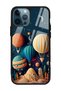 Glossy Phone Case for iPhone 11 Pro Astral Balloons Design