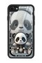 iPhone 7 to 8 - Se White Lucky Panda Design Glossy Phone Case