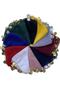 Mixed Color Chiffon Bride Groom Bridesmaid Halay Handkerchief, Promise Engagement Wedding Henna Circumcision Handkerchief 5 Pieces - 7