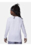 Children's White Crew Neck Printed Sweatshirt 95C591-001 JDB PRACTICE FLIGHT LS T - 2