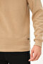 Zippered Regular Fit Leather Detailed Long Sleeve Men's Thessaloniki Sweatshirt - 6