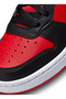 Black - Red Boys' Walking Shoes Dv5456-600 Court Borough Low Gs - 6