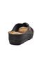 37-449 Black Women's Wedge Heel Slippers - 4