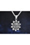 Stainless Steel Inca Maya Totem Sun Necklace / Maya Necklace - 4
