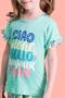Rolypoly Aloha Mint Green Girls Bermuda Set - 2