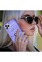 iPhone 12 Pro 6.1'' Compatible Purple Crystal Transparent Silicone Case - 2
