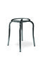 6 Pcs Green Thai Feather Profile Stool Metal Stool Kitchen Stool Thick Stool - 3