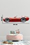 Red Convertible Sports Car Wall Sticker - 2