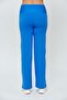 Women's Navy Blue Maternity Sweatpants - 3