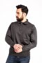 Men's Smoked Fine Wool Knitwear Knitted Polo Neck Dad Sweater - 4