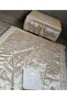 Velvet Prayer Rug Set with Storage 4 Pieces - 2