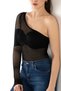 Women's Onyx Single Sleeve Seamless Sports T-Shirt - 8