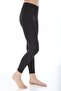Polymer Coated Inside Fat Burning Front Zippered Short Sleeve Top Thermal Tights and Thermal Underwear Set - 8