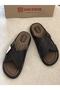 Men's Orthopedic Comfortable Sole Cross Adjustable Black Men's Slippers - 2