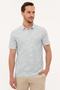 Blue Slim Fit Polo Neck T-Shirt - 2