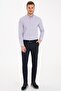 Navy Blue Slim Fit Shirt - 4