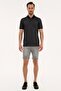 Black Regular Fit Polo Neck T-Shirt - 4