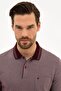 Claret Red Regular Fit Polo Collar T-Shirt - 2
