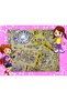 Sand Painting Set Girl Models - A4 Size Sand Painting Set - 5 Pieces