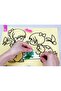 Sand Painting Set Girl Models - A4 Size Sand Painting Set - 5 Pieces - 3
