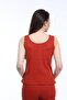 Women's Tile Ribbed Boat Neck Camisole Knitted Athlete - 2