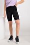 Women's High Waist Black Short Tights - 15174969 - 2