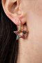 Women's Colorful Jewelled Star Model Earrings