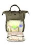 Mother Baby Care Bag 9305 Khaki Waterproof Baby Care Backpack - 4