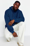 Indigo Oversized Hooded Label Inside Fleece/Warm Sweatshirt Tmnaw24Ao00000 - 2