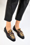 Black-Leopard Women's Casual Shoes 18585 - 3