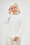Bonasera Jan Jan Scarf-Open Cream - 3