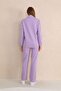 Lilac Suitable for Breastfeeding Maternity and Maternity Tracksuit Set - 5