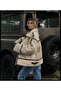Suede Teddy Coat with Belt and Leather Details - 3