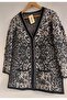 Women's Leopard Patterned Pocketed Buttoned Knitwear Acrylic Mother Cardigan - 2