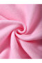 Women's Pink Basic Hooded 3 Thread Sweatshirt Hoodie - 5