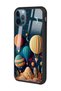 Glossy Phone Case for iPhone 11 Pro Astral Balloons Design - 2
