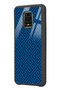 Glossy Phone Case with Motif Design for Xiaomi Redmi Note 9 Pro Blue - 2