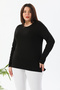 Black, White, Navy Blue Mother Combed Cotton Crew Neck Women's Bodysuit - 6