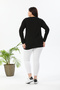 Black, White, Navy Blue Mother Combed Cotton Crew Neck Women's Bodysuit - 8