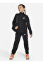 Plain Black Boy's Tracksuit Set Fd3067-010 K Nsw Tracksuit Poly Fz